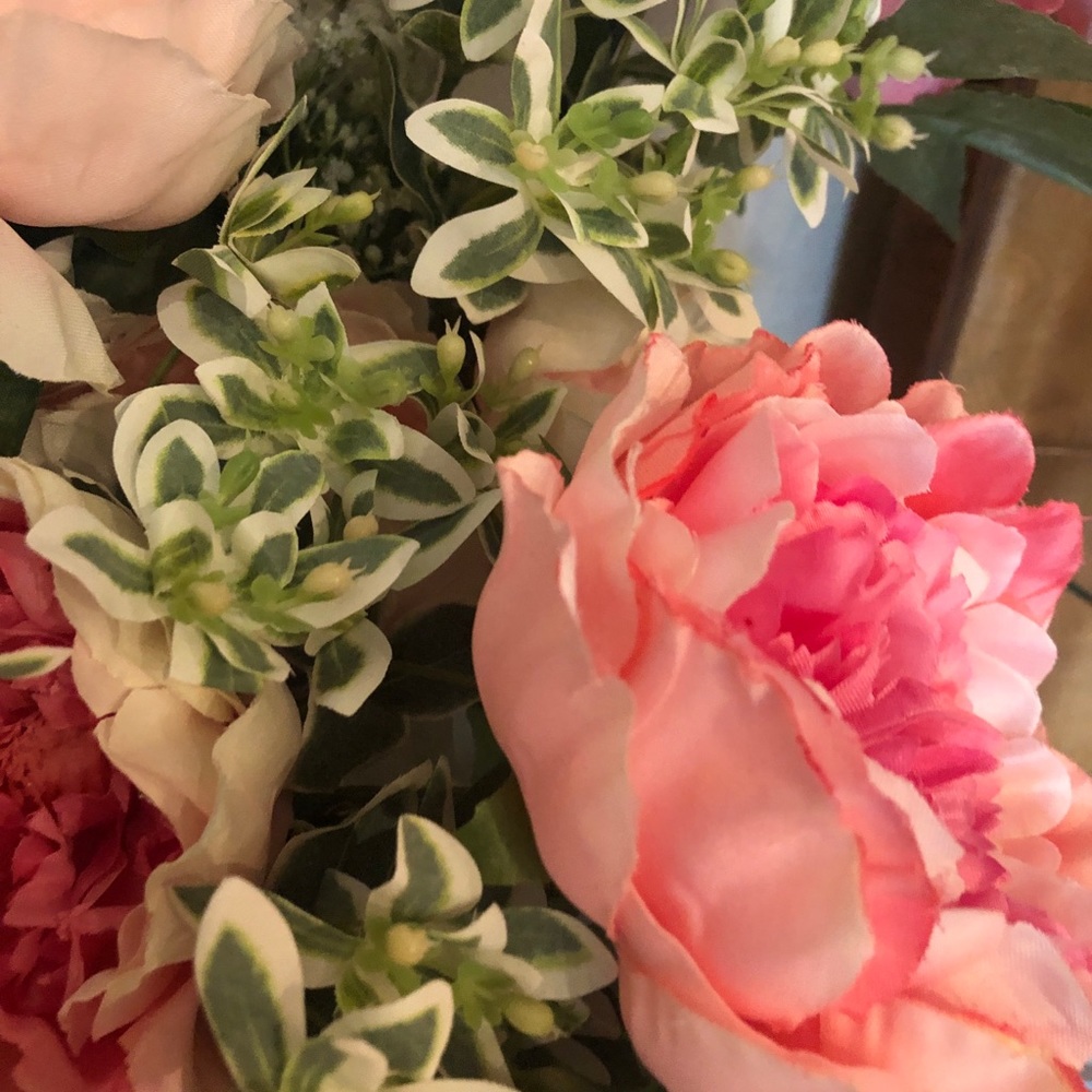 Silk Cabbage Roses